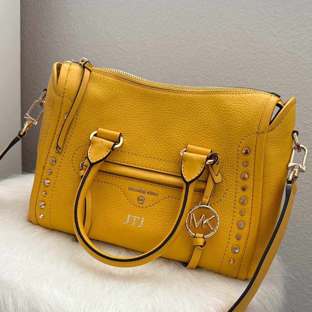 Michael Kors Mustard Yellow Satchel